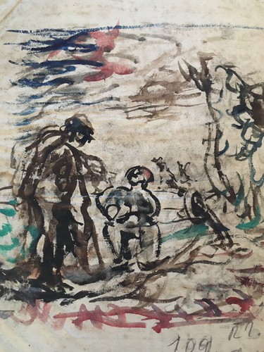 Beau dessin gouache aquarelle - dessin,