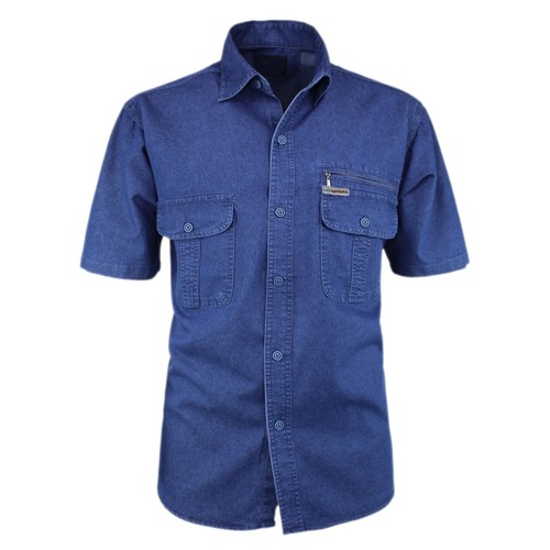 Chemise homme jean avec - chemise,