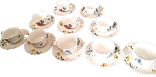 Lot tasses à - de, thé