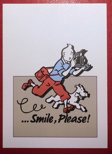 Carte postale tintin - carte,