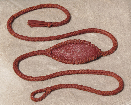 Fronde cuir tressé - fronde,