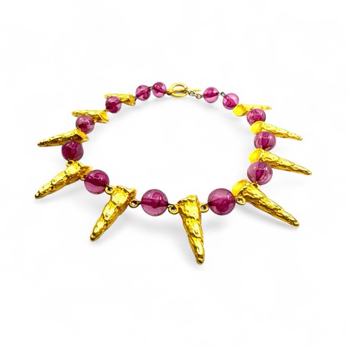 Collier plastron biche - collier,