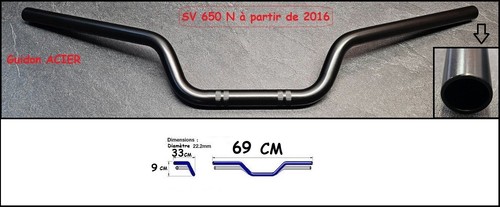 Guidon acier type origine - type, sv