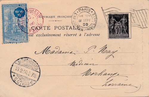 Carte sage drapeau - drapeau, paris