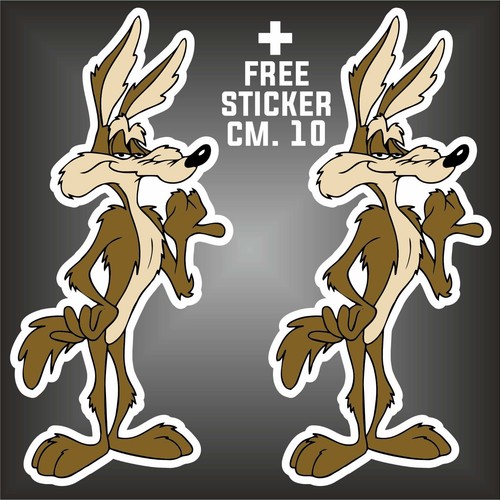 Autocollant willy coyote - autocollant,