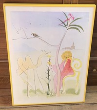 Framed Poster After Dali the King and His Court Surrealism