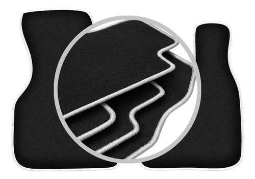 Tapis sol velours noir - tapis,