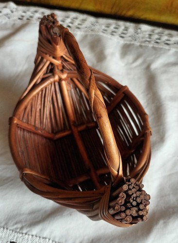 Corbeille osier - corbeille, en