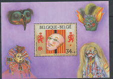Belgium 1995 : Arts (Binche Carnaval) - good sheet very fine MNH