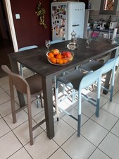 Ensemble table haute et 6