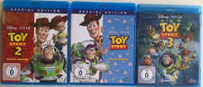 Toy Story 1 2 3 (3 blu-ray) Disney Pixar 🇩🇪 🇬🇧 🇹🇷