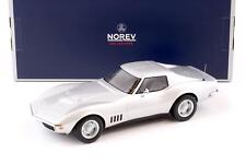 1:18 NOREV Chevrolet Corvette C3 Coupé 1969 Argent Métallique