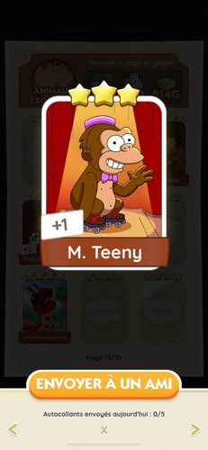 Teeny carte monopoly 3 - /,