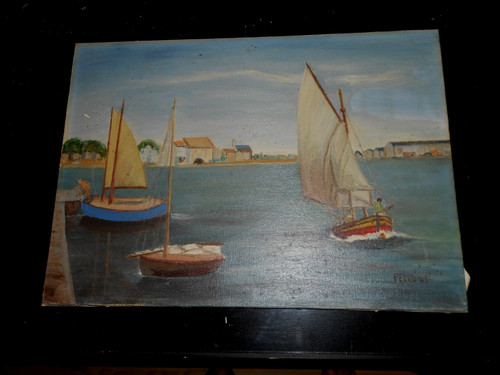 Tableau peinture sur - ,