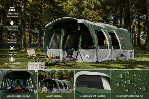 Grande tente camping - camping, 8
