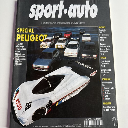 Sport auto 1990 338 - sport, n°