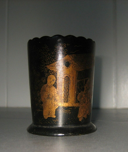 Ancien pot porte allumettes - ancien,