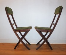2 Chaises anciennes pliantes