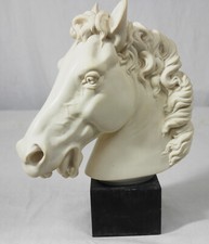 antique horse sculpture cast head horses ARY BITTER?