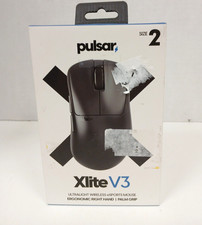 Pulsar Xlite V3 Wireless Black Gaming Mouse, Size 2 (Medium) - With Box