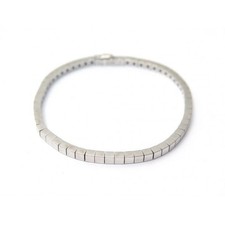 CARTIER Bracelet 18 K Or Blanc Laniere Occasion