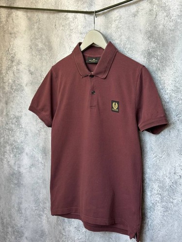 Polo belstaff bordeaux manches - belstaff,