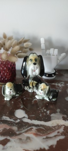 Chiens céramique années - , 50