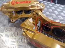 Pour Subaru STi Brembo Gold jeu de plaques de supports d'étrier avant NLA