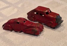 2 Vintage Pre War Wyandotte Pressed Steel Coupe streamline car please read 