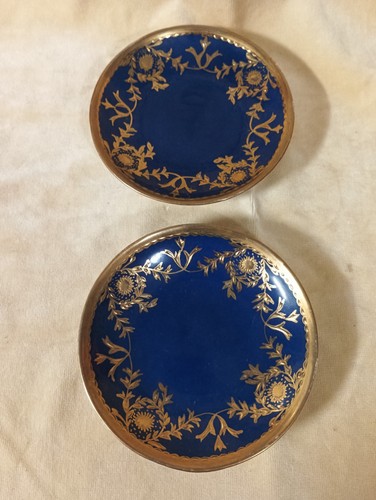 Soucoupe porcelaine bleu - soucoupe,