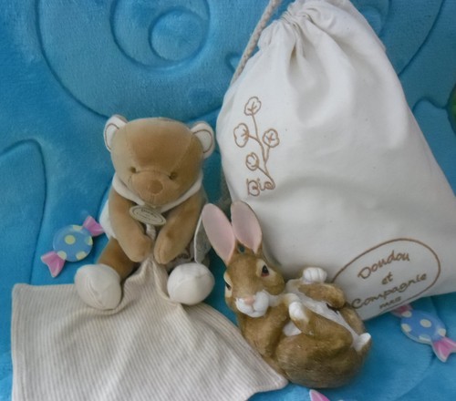 Doudou ourson - ourson, et