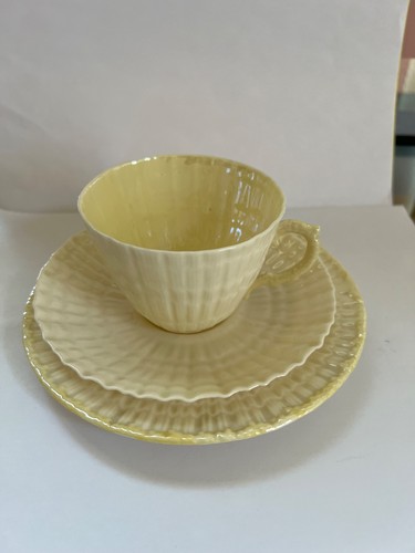 Irish belleek cup saucer - irish,