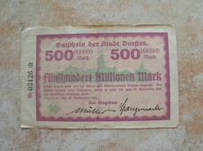 ALLEMAGNE DEUTCHLAND   BILLET
