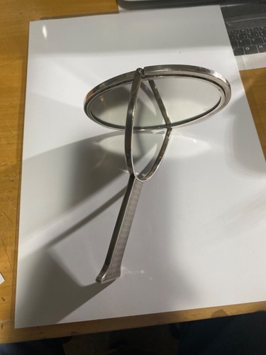 Miroir art deco argent - miroir,