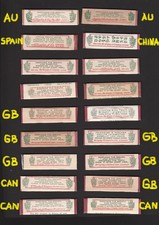 Advertising chewing GUM STICK w. wrapper WRIGLEY'S SPEARMINT - 1 PIECE for $ 43