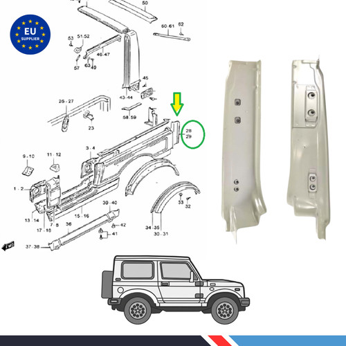 Suzuki samurai panneau - suzuki,