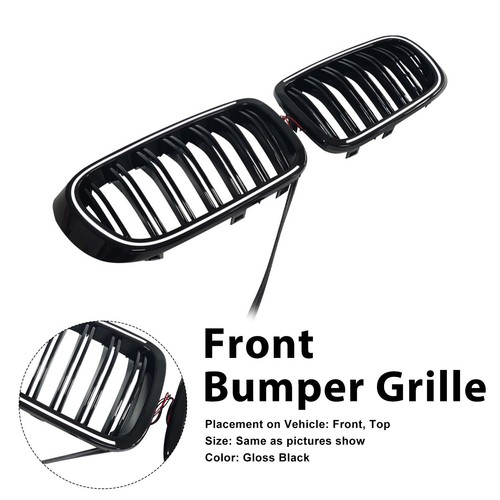 Gloss black front bumper - gloss,