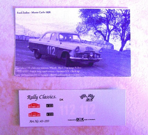 Ford zodiac rallye monte - ford,