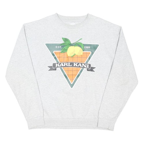 Karl kani sweatshirt gris - karl,