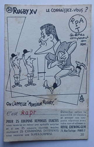 1959 royal chewing gum - 1959, carte