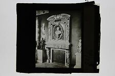 Villeroy Louvre France Fireplace Magic Lantern Projection Plate