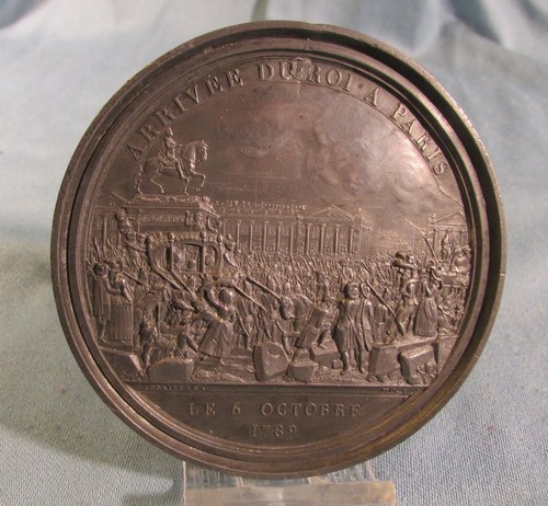 Médaille uniface étain - uniface,