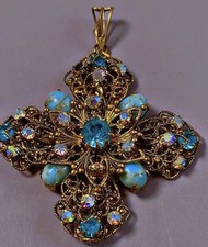 Ancien Pendentif croix