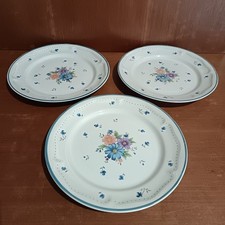 Grandes Assiettes Plates Bouquet Provincial Thaïlande JMP Marketing Stoneware