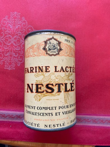 Ancienne boîte fer - ancienne, en