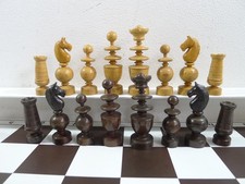 Chess set type Regence Café de Paris 1900 King 95mm boxwood passandre