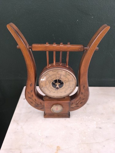 Ancien baromètre bois - ancien,
