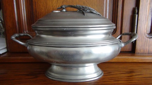 Soupiere etain - soupiere, en