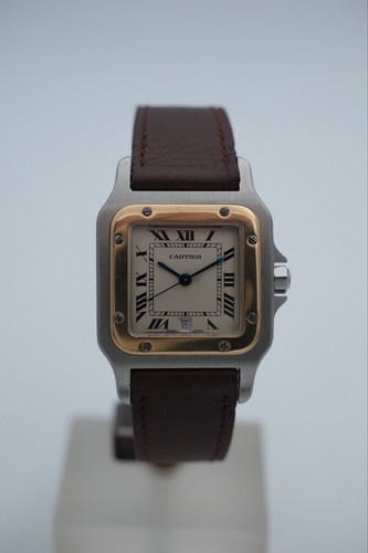 Cartier santos galbée - santos, gm