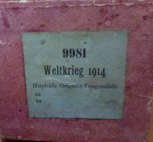 Pianola roll hupfeld note - pianola,